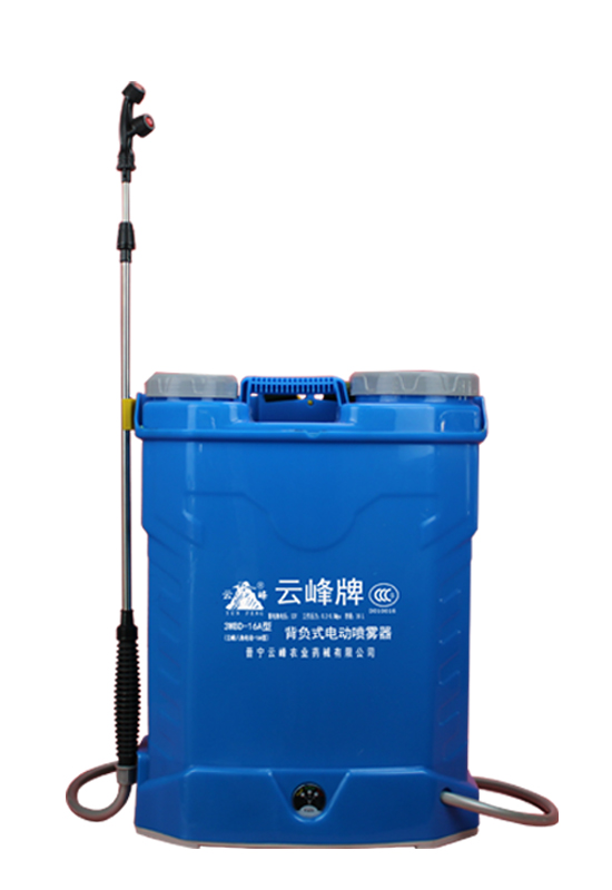 新款双盖电动八角喷雾器